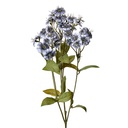 Branche de décoration avec fleurs Bleu Vert 8x8x63 cm