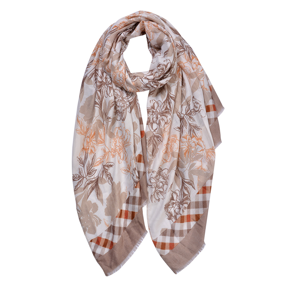 Sjaal 80x180 cm beige
