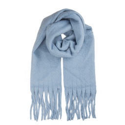 [JZSC0855BL] Schal Damen Blau 40x190 cm