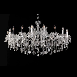 [5LL-CR63] Lustre Transparent Ø 120x64 cm E14/max 18x40W