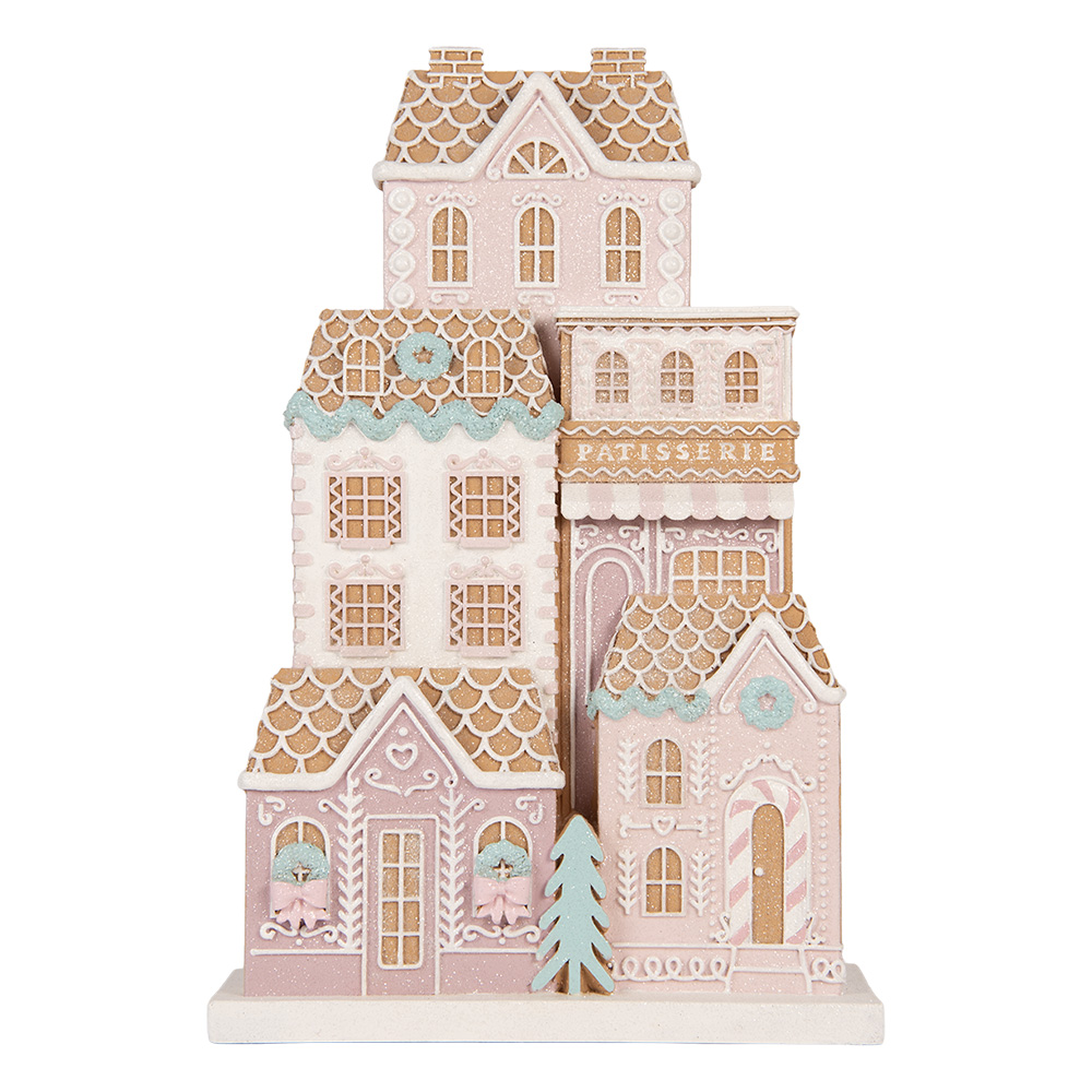 Decoratie huis 26x10x40 cm