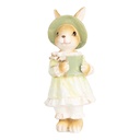 Image de décoration Lapin Beige Vert 5x5x11 cm