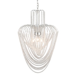 [5LL-CR113] Lustre Argent Ø 58x100 cm E14/max 3x40W