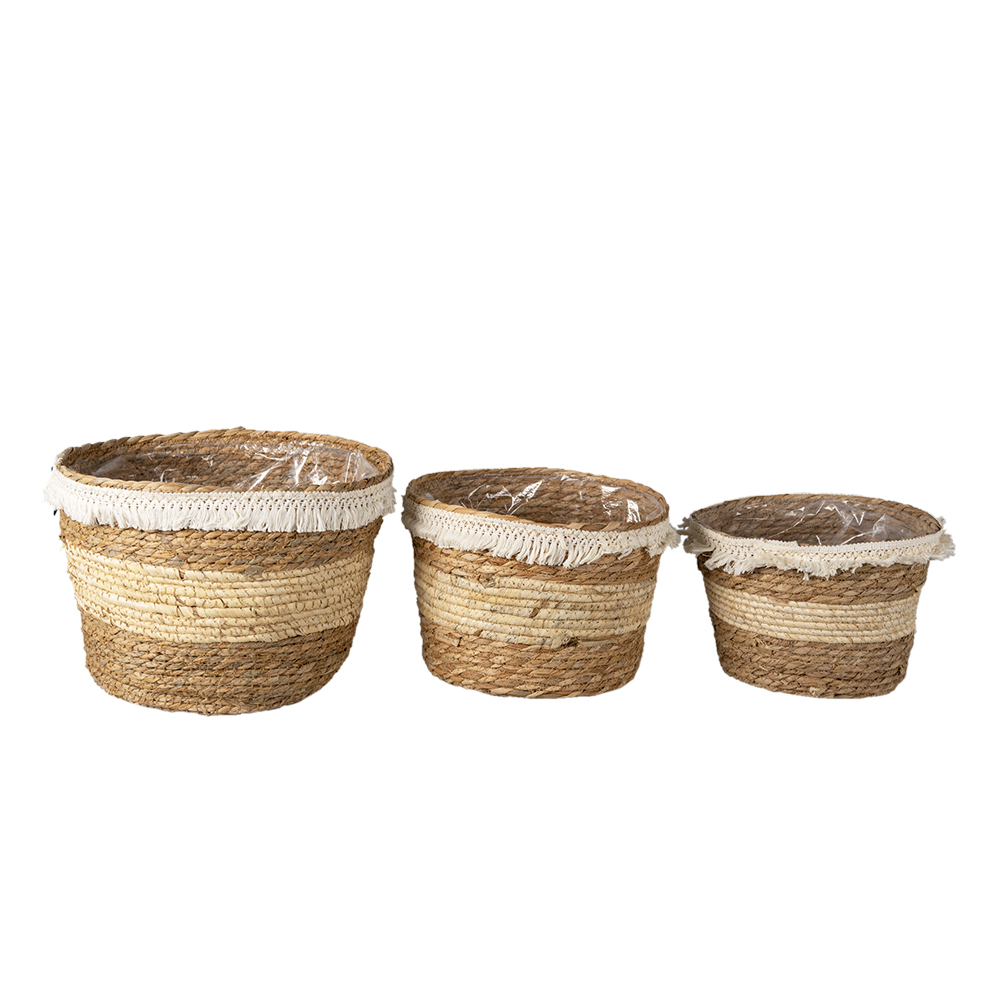 Mand (3) Ø 32x25 / Ø 28x21 / Ø 24x18 cm