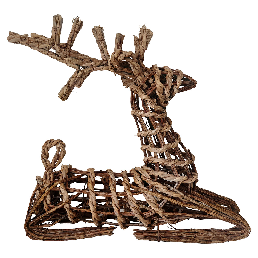 Decoratie hert 50x15x43 cm