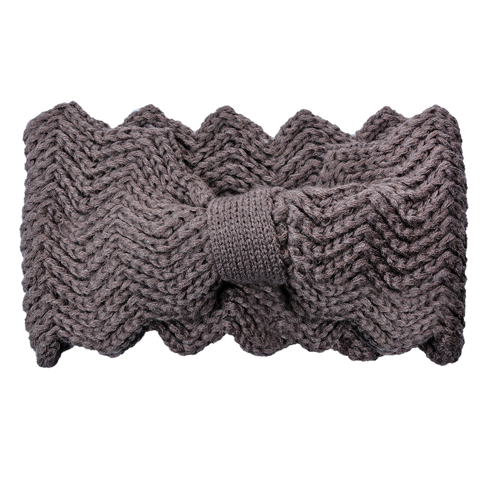Stirnband 10x22 cm Grau