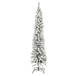 [50814] Arbre de Noël artificiel Blanc Vert 50x50x210 cm