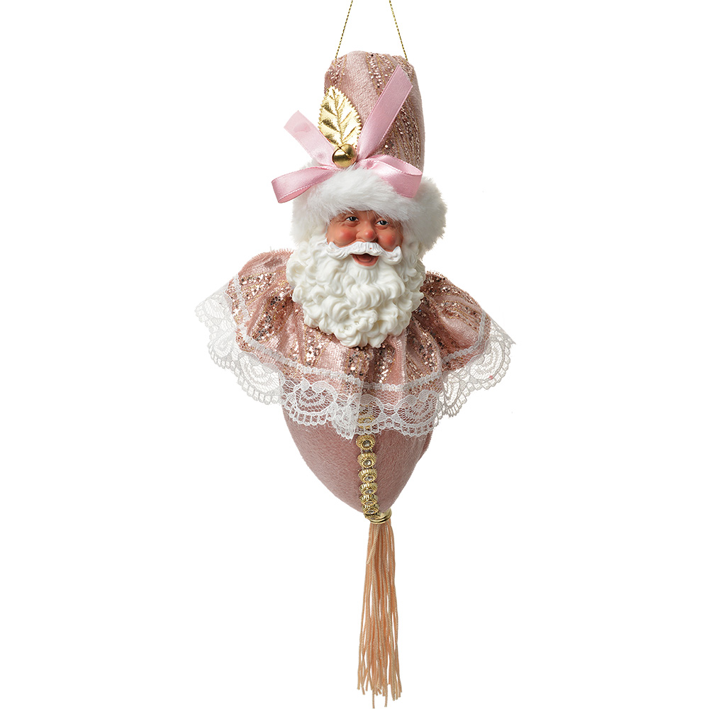 Decoratie hanger Kerstman 8x8x35 cm