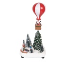 Christmas Decoration Christmas Trees with LED Green White 17x13x32 cm / 3xAA