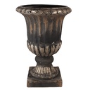 Vaso Porta Pianta Nero Marrone Ø 49x72 cm