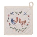 Pot Holder Beige 20x20 cm