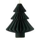 Weihnachtsdeko Papier-Weihnachtskugel Groen Ø 9x10 cm