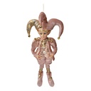 Decorazione ciondolo elfo Rosa Color oro 20x8x37 cm