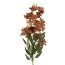 Branche de décoration avec fleurs Marron Vert 10x10x72 cm