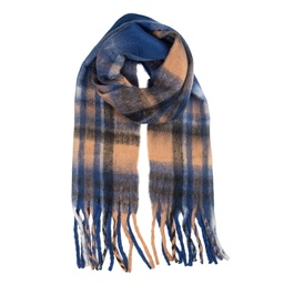 [JZSC0840BL] Foulard Donna Blu 50x210 cm
