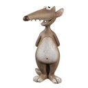 Decoration Statue Mouse Brown Beige 8x5x14 cm