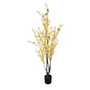 Decoratie kunstplant Forsythia 20x20x125 cm
