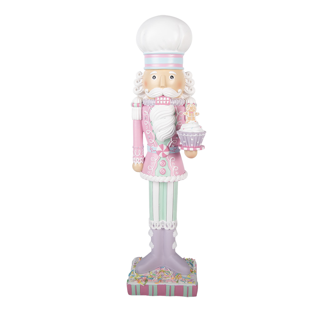 Decoratie notenkraker 13x11x47 cm