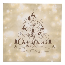 [73084] Serviettes en papier Beige 33x33 cm (20)
