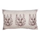 Housse de coussin Beige Marron 30x50 cm