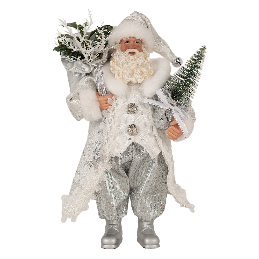 Decoratie kerstman 13x10x27 cm
