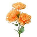 Kunstblumen Orange Grün 15x10x61 cm