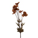 Branche de décoration avec fleurs Orange Vert 6x8x80 cm