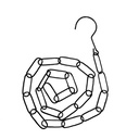 Ketting 100 cm
