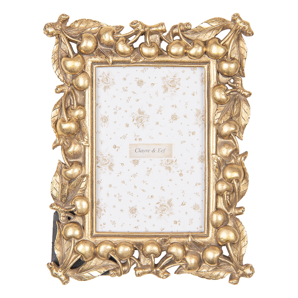 Bilderrahmen Goldfarbig 18x2x24 cm / 10x15 cm