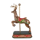 Decoration Statue Deer Brown, Green 35x18x56 cm