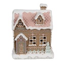 Décoration maison avec LED Marron Rose 13x10x16 cm / 3xAAA