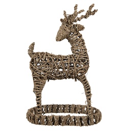 [6RO0547] Decoratie rendier 30x20x49 cm
