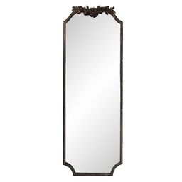 [52S236] Miroir mural Crème 50x4x142 cm