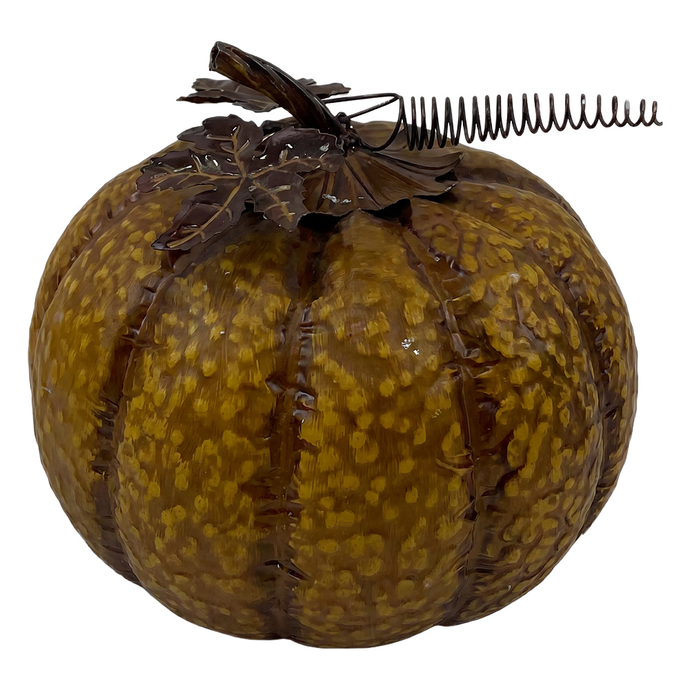 Decorazione Zucca Giallo Marrone Ø 17x16 cm