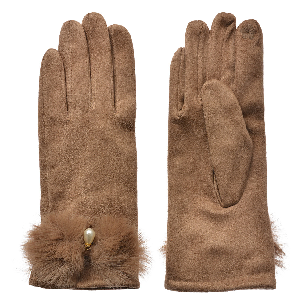 Gants d'hiver Marron 9x23 cm