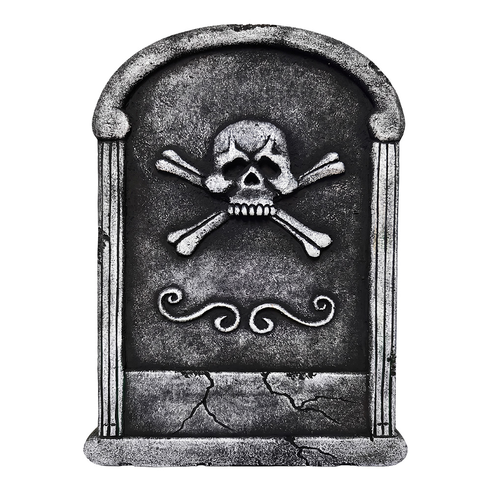 Decoratie grafsteen Halloween 35x3x55 cm
