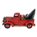 Decoratie auto met kerstdecoratie 39x15x18 cm