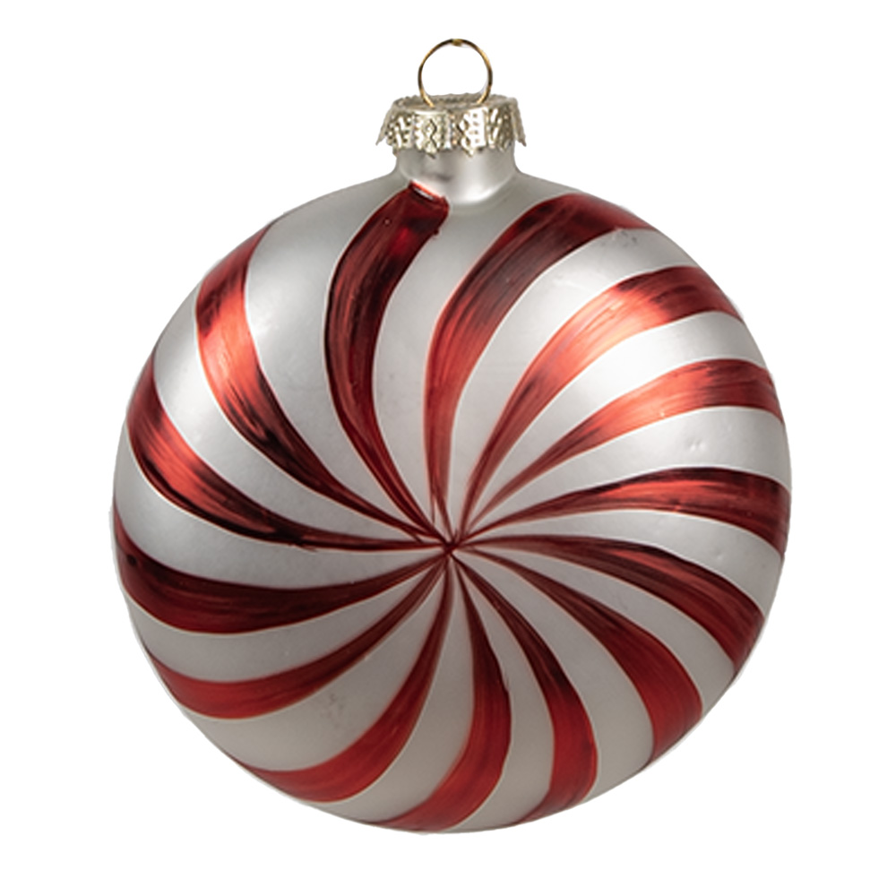 Kerstbal 8x3x8 cm