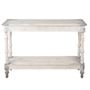 Tavolo muro Bianco Grigio 110x35x78 cm