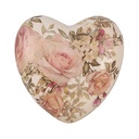 Décoration Cur Beige Rose 11x11x4 cm