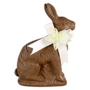 Décoration Lapin Marron Blanc 9x4x13 cm