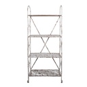 Support mural Blanc 76x47x177 cm