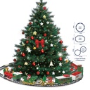 Decoration Christmas train Green Red 117x56x5 cm