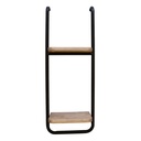 Wandregal Braun 30x15x80 cm