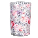 Tealight holder Grey Pink Ø 12x18 cm