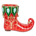Flower Pot Inside Boot Red Green 55x28x44 cm