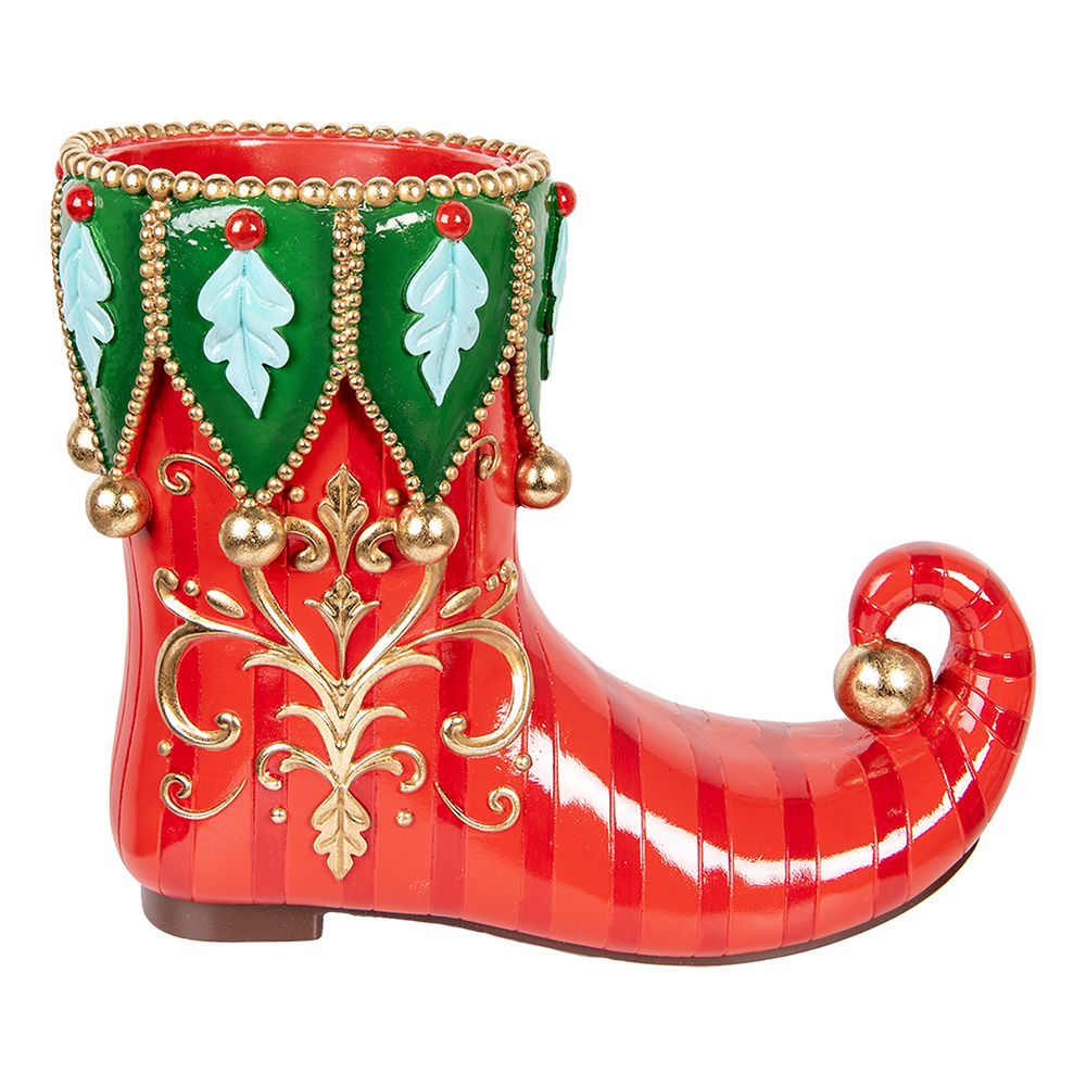 Decoratie bloempot laars 55x28x44 cm