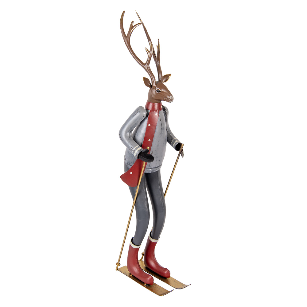 Decoratie hert 19x15x65 cm