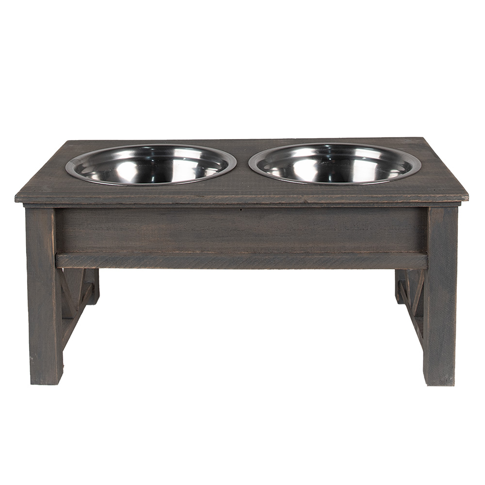 Dieren voerbak 40x22x18 cm / 2x500 ml