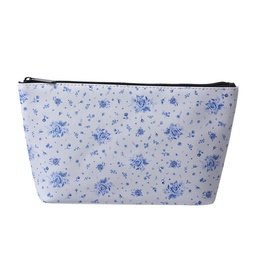 [JZTTBRB-01] Busta toilette per donne Bianco, Blu 26x6x16 cm